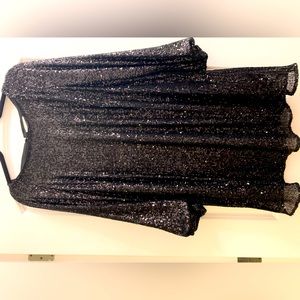 Sequin shift dress